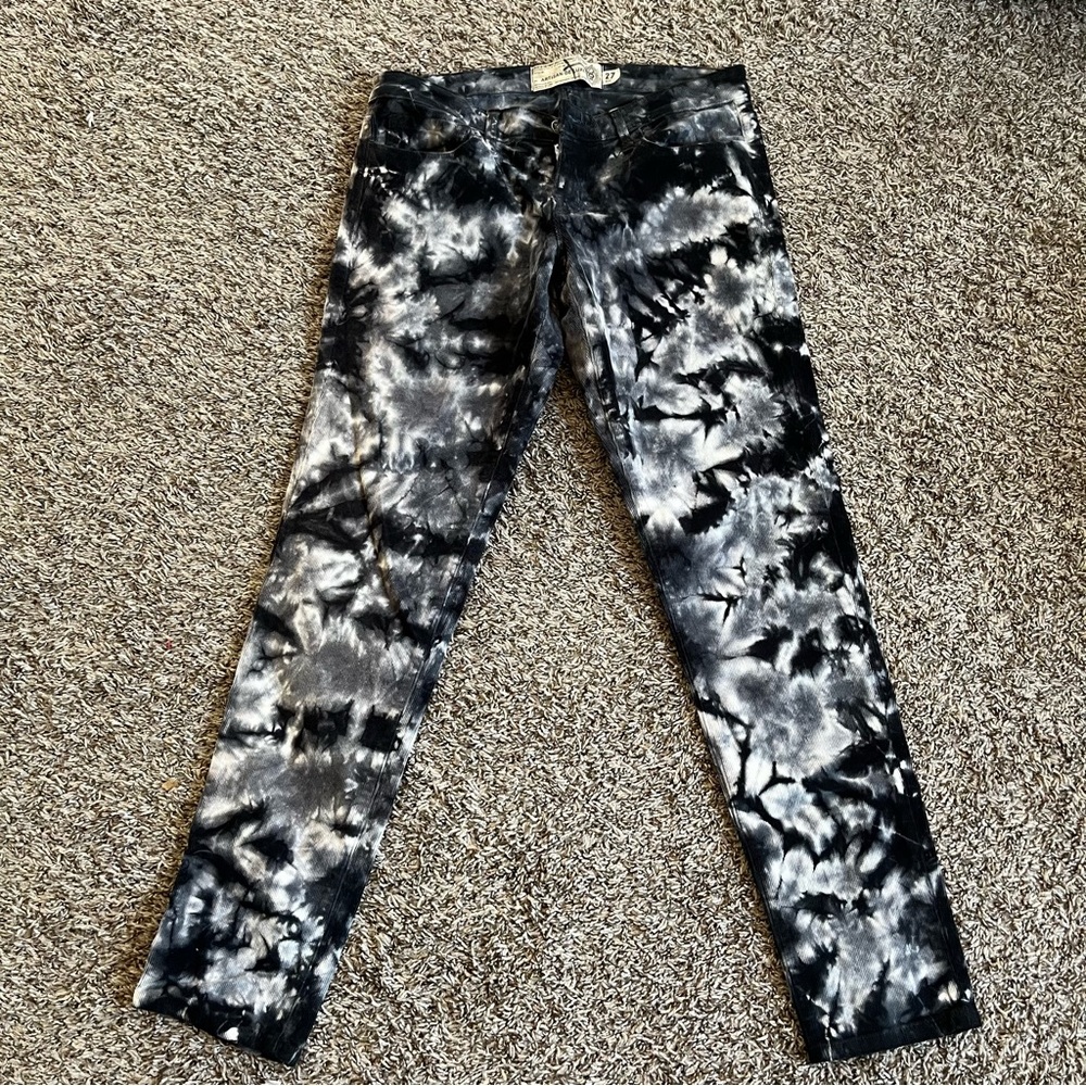Artisan De Luxe Corduroy Tie Dye Skinny Pants